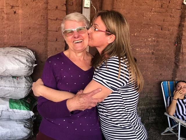 GISELE AMTHAUER E SUA MÃE, ISOLDA AMTHAUER