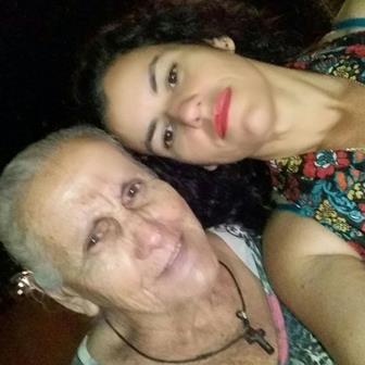 JULIANA SOUZA AO LADO DE SUA MÃE, HELENA DE SOUZA LOBO