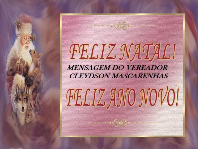 FELIZ NATAL! FELIZ ANO NOVO!