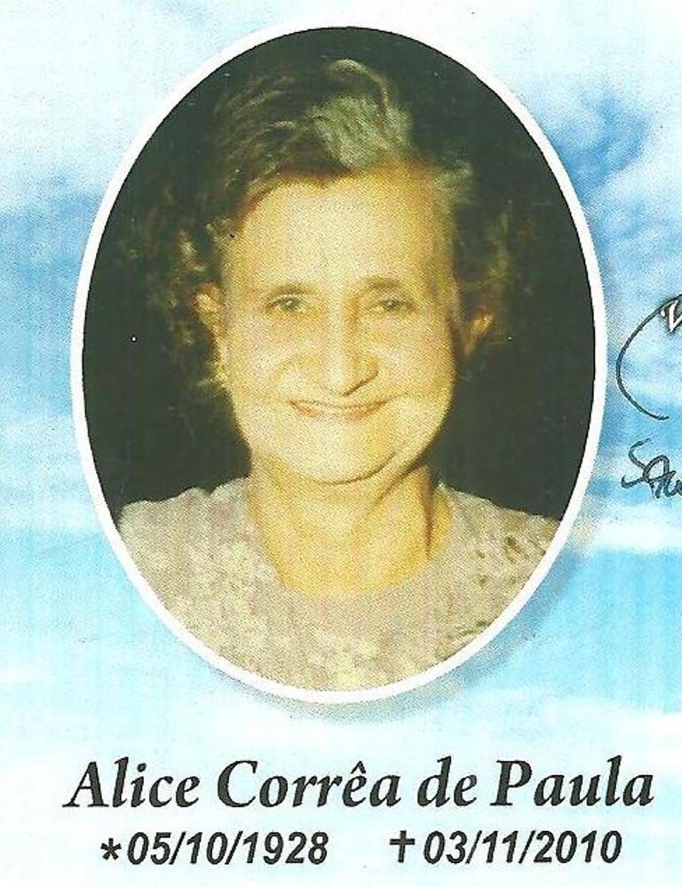 ALICE CORRÊA DE PAULA-X