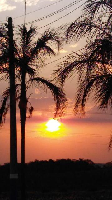 LINDO PÔR DO SOL, VISTO DO TREVO DE VIANÓPOLIS...FOTO ANEDILCE QUIRINO PEREIRA DA SILVA