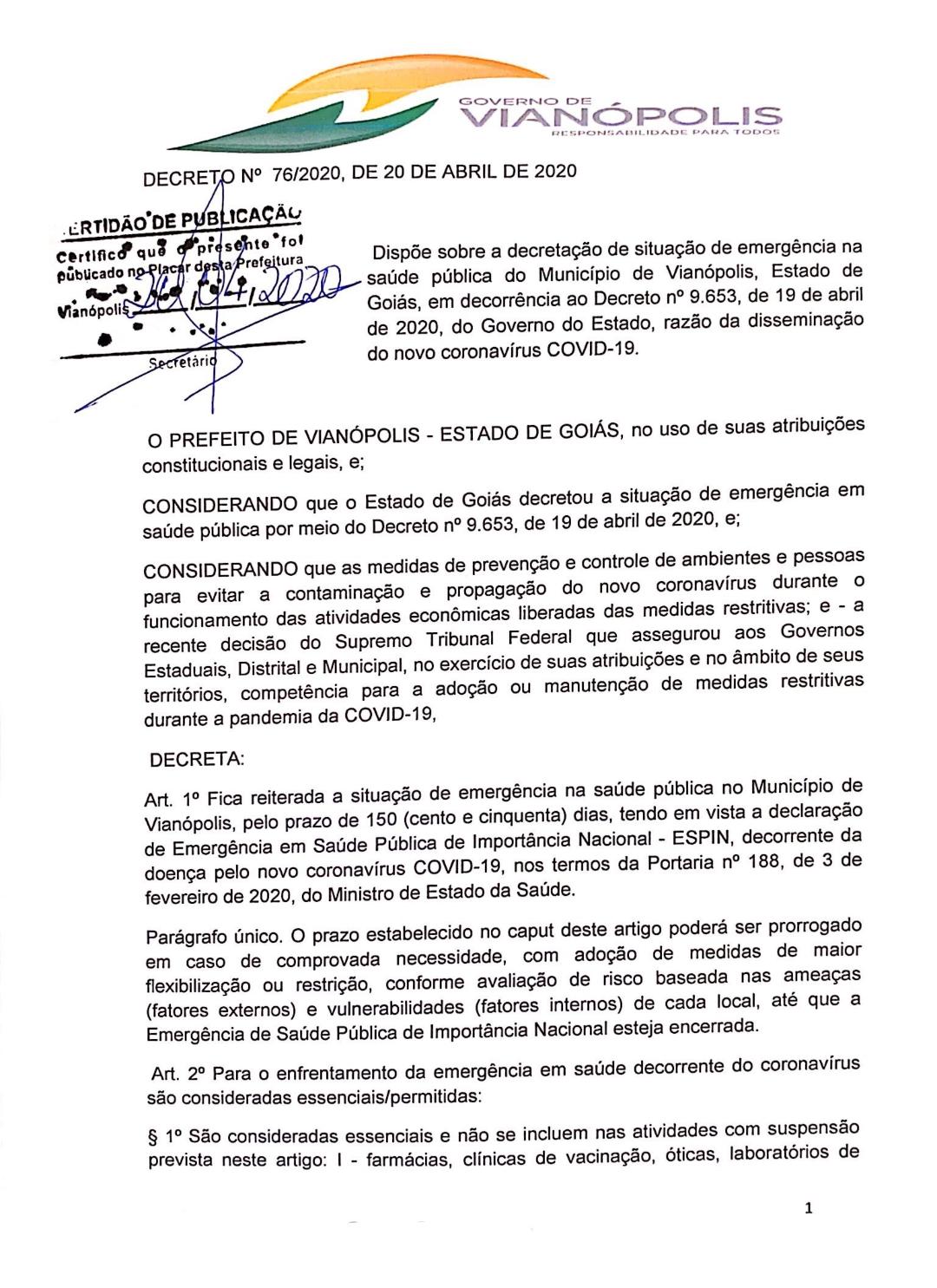 DECRETO 1