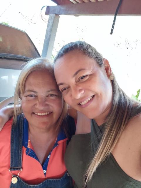 LILIANE RODRIGUES AO LADO DE SUA MÃE QUERIDA, JURACI RODRIGUES